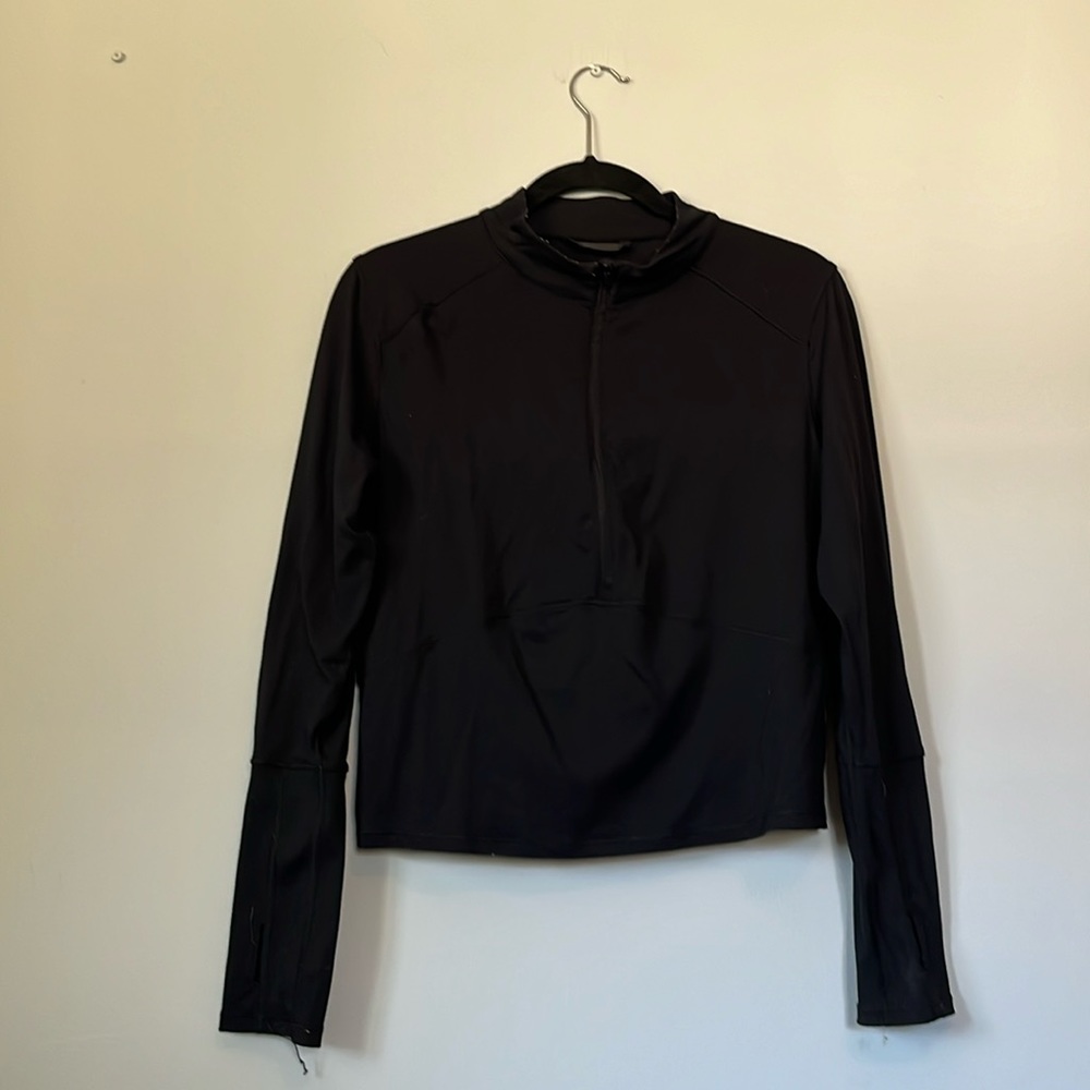CRZ Yoga Crop Quarter Zip Sweatshirt